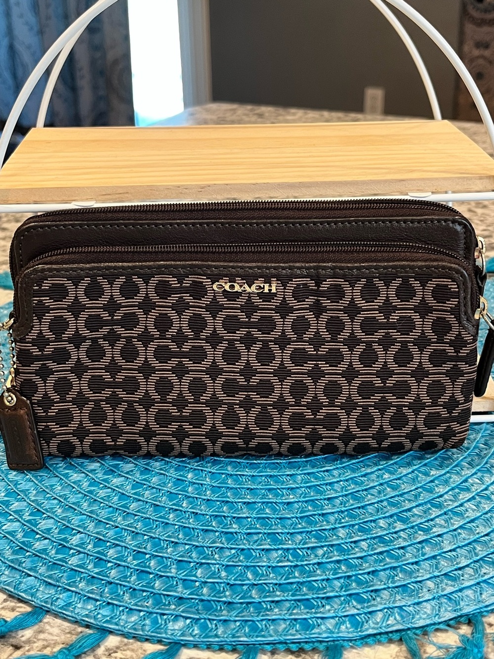 Coach Madison Needlepoint Wallet